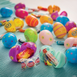 40% OFF: Candy Filled Pastel Patterned Easter Eggs - 24 PK